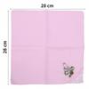 Soft Embroidered Floral Cloth Reusable Hankies Fabrics Elegant Lace Flower Hanky  For Women