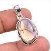Natural Ametrine Gemstone Handmade 925 Solid Sterling Silver Pendant 1.50" D8T06