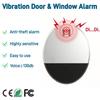 Slim Vibration Door Window Alarm Ultra-Thin Sensor Anti-Theft Burglar Loud Sound for Home Hotel Travel Rental House Security
