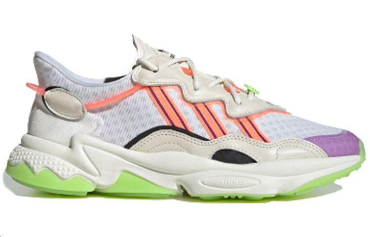 Ozweego Adidas Originals 'Сигнальный зеленый фиолетовый' FX3814