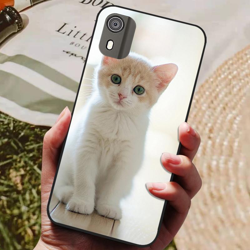 Чехол для Nokia C02 C 02 2023 Мягкий силиконовый чехол на заднюю панель для Nokia C02 Чехол для телефона NokiaC02 Черный бампер TPU Funda Coque