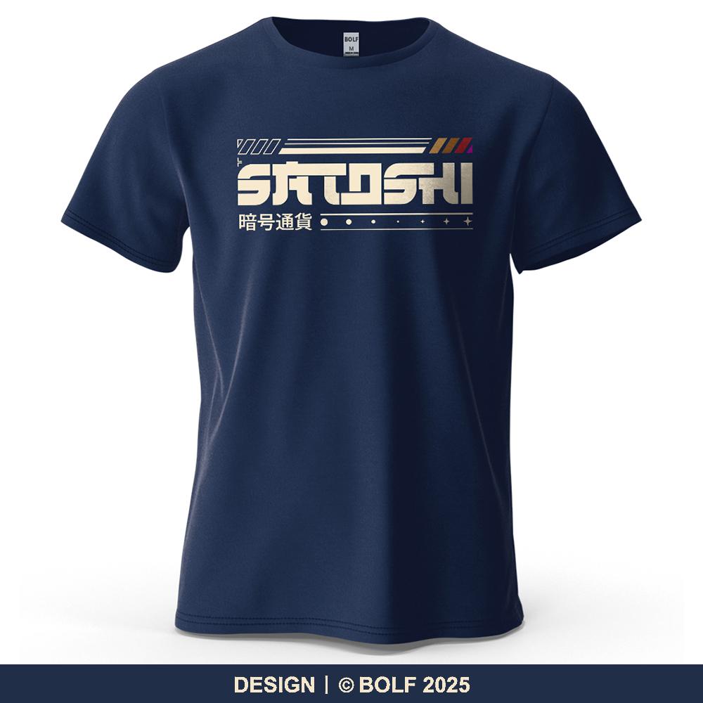 2026 Satoshi Crypto Printed Unisexs Tshirt 100 Cotton Oversized Tech Theme Outfits Graphic Tees For Wounisex Tops Tees Streetwear