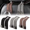 Dual Hooks Universal Car Seat Back Headrest Hook Bag Bottle Sundries Storage Hanger Car Vehicle Organizer Holder Mount Auto Interior Accessories