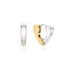 Two-Tone Heart Earrings_Vh2479Ea010M