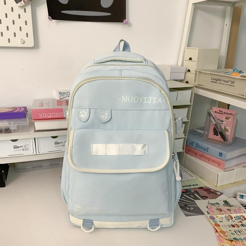 Сумка для школьников средней школы, женский водонепроницаемый рюкзак большой емкости, легкий рюкзак для девочек