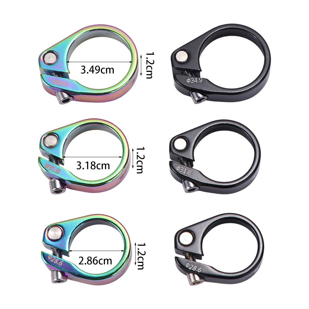 Aluminum Zinc Zinc Alloy 28.6/31.8/34.9mm Seat Tube Clip Seat Tube Clamp Bike Seatpost Clamp Seat Post Clip