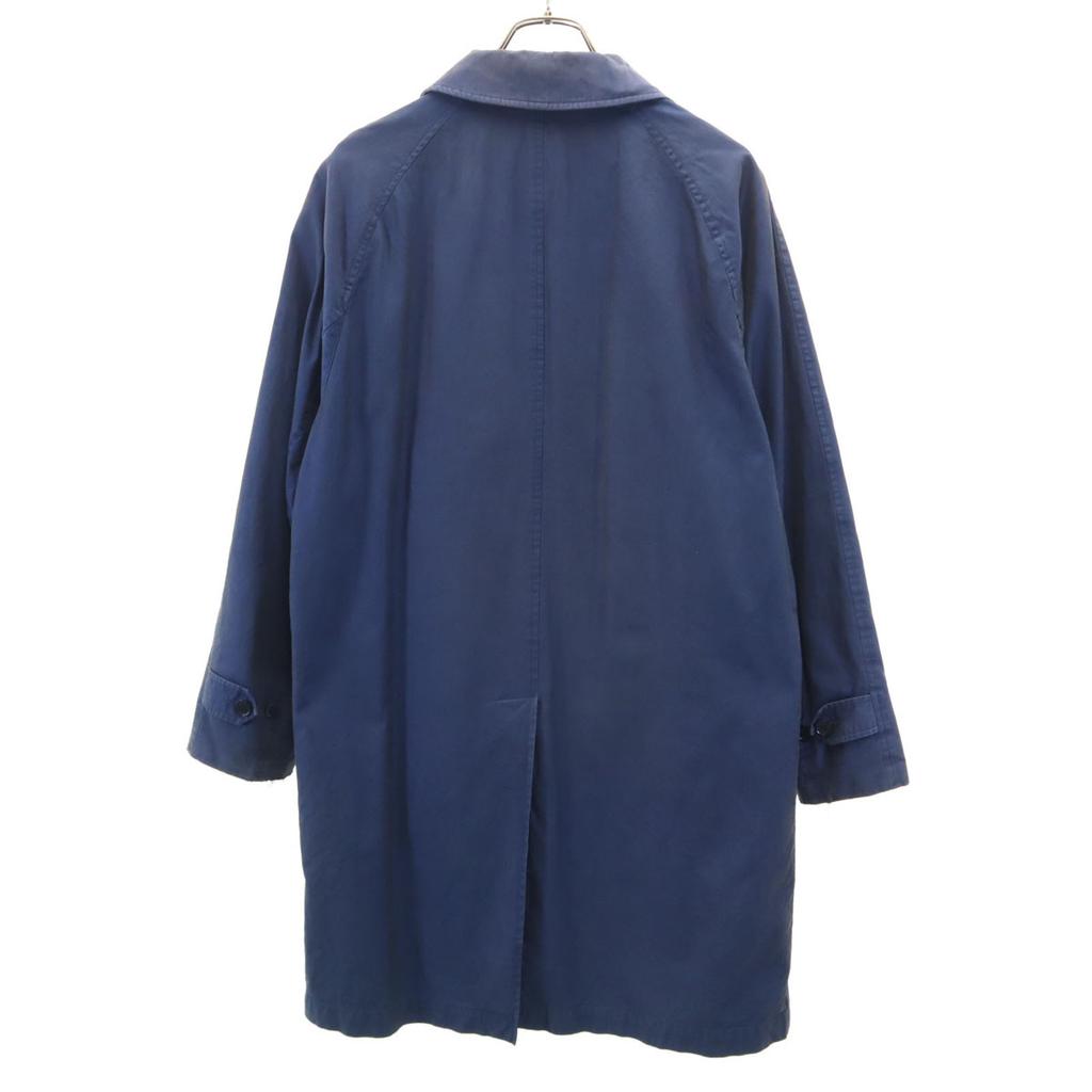 Burberry Сделано в Италии Пальто-стойка из нержавеющей стали 50 Темно-синий Мужской Б/У