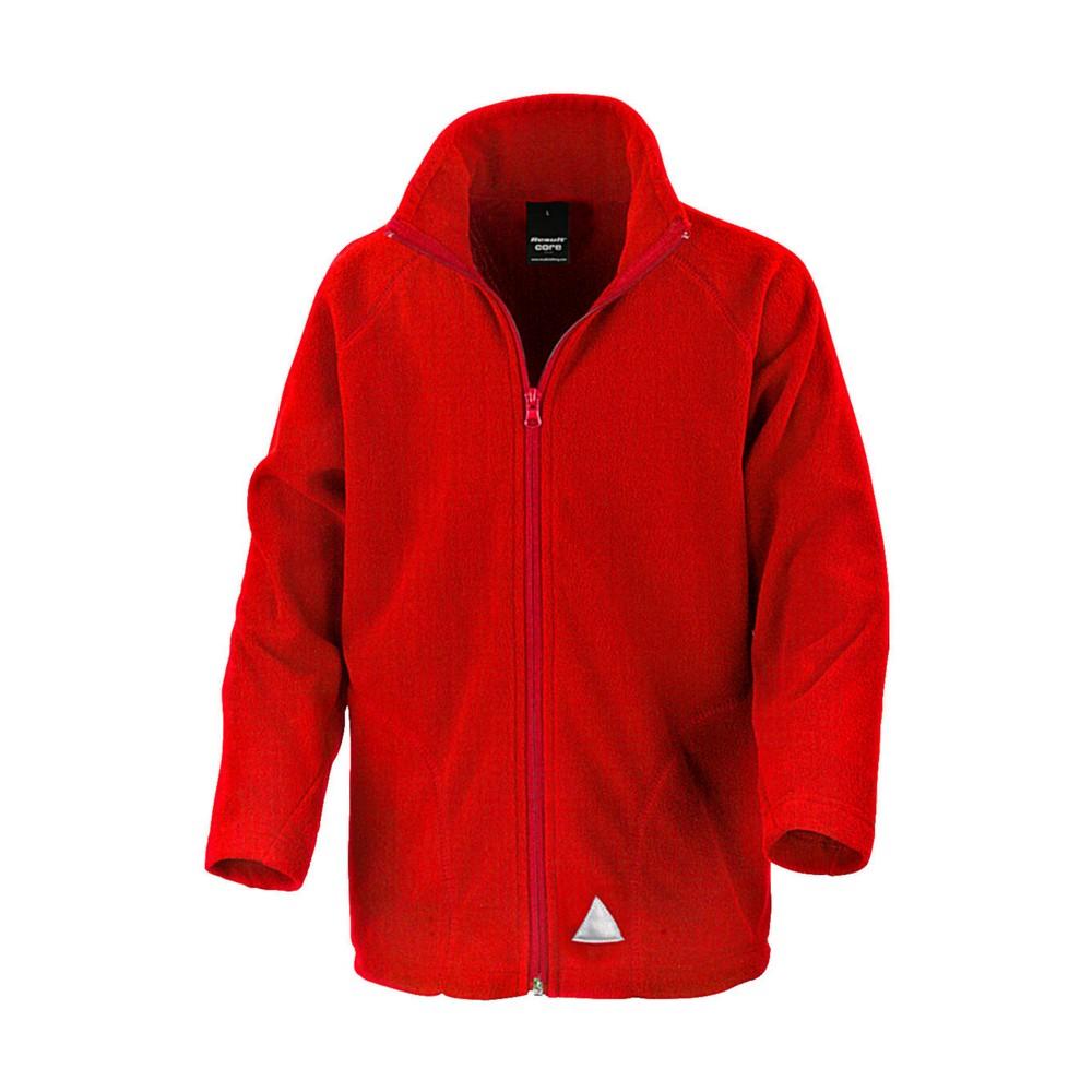 Result Core Childrens/Kids Plain Microfleece Jacket
