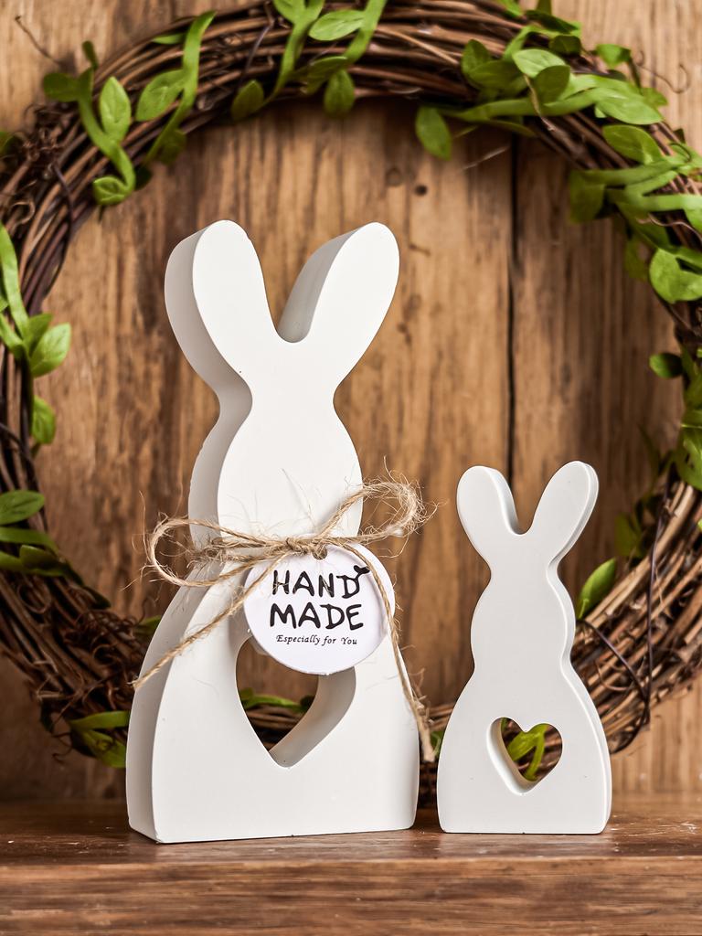 DIY Easter Bunny Candle Silicone Mold Love Cute Rabbit Handmade Soap Aromatherapy Gypsum Ornament Resin Crafts Molds Home Decor