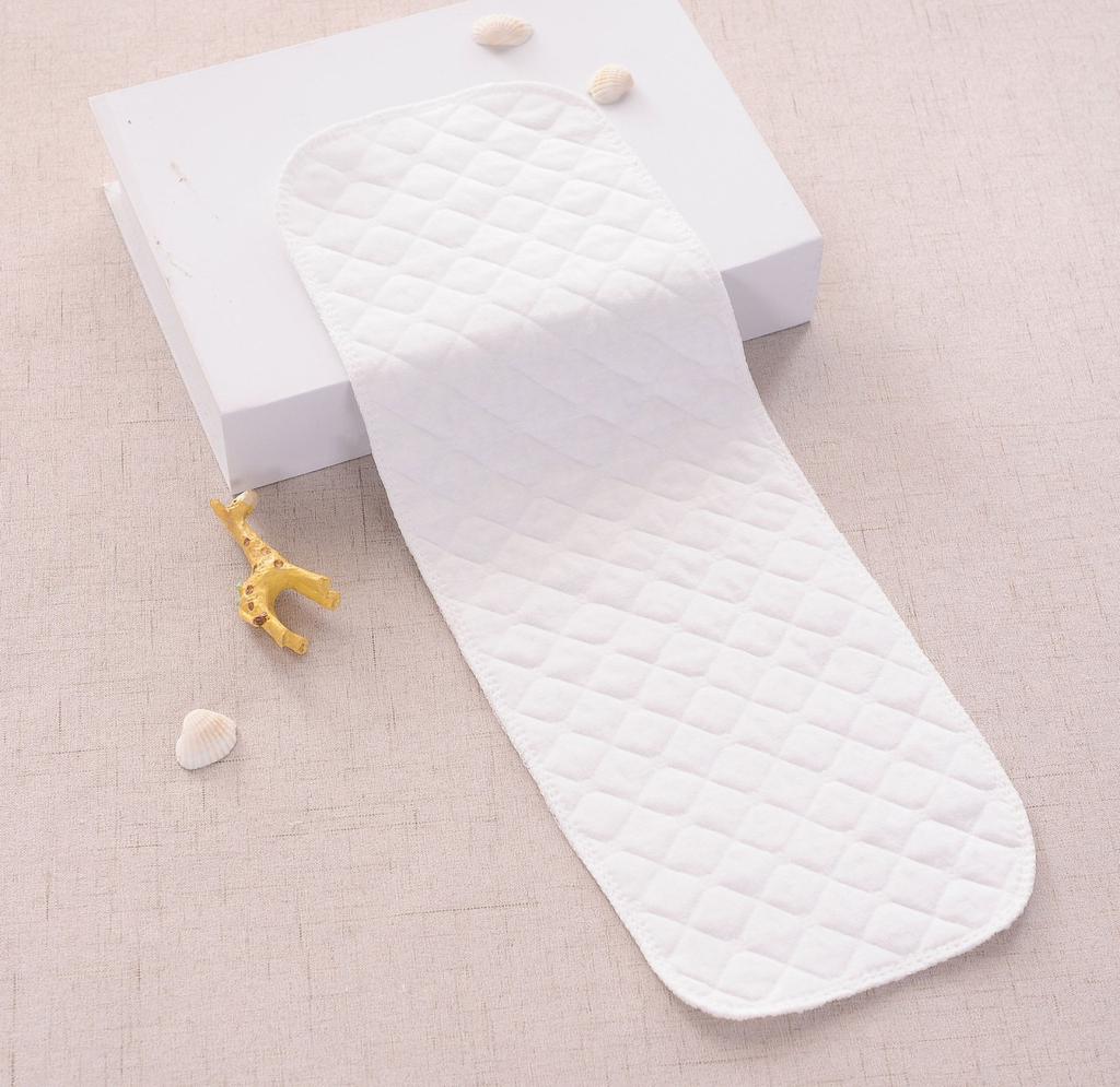 10 шт. трехслойных подгузников из эко-хлопка для младенцев, хлопковые подгузники, многоразовые, впитывающие и дышащие, 32*12 см