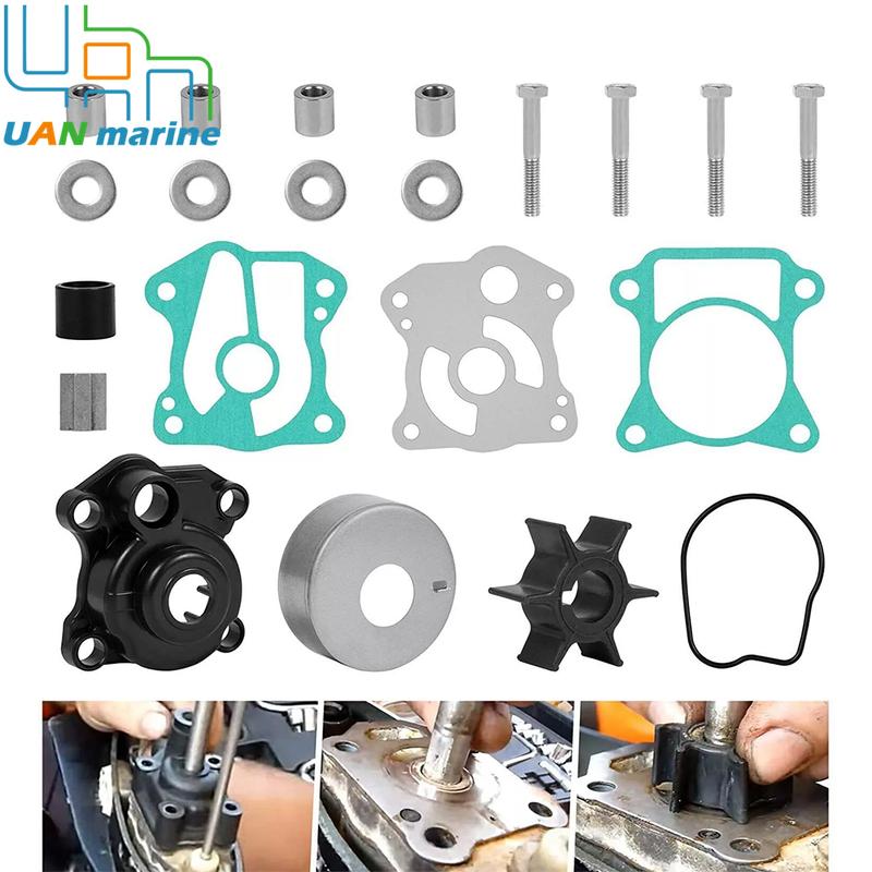 06193-ZV5-020 Water Pump Impeller Service kit with Housing for Honda 4 Stroke Outboard BF35 BF40 BF45 BF50 Motor 06193-ZV5-010