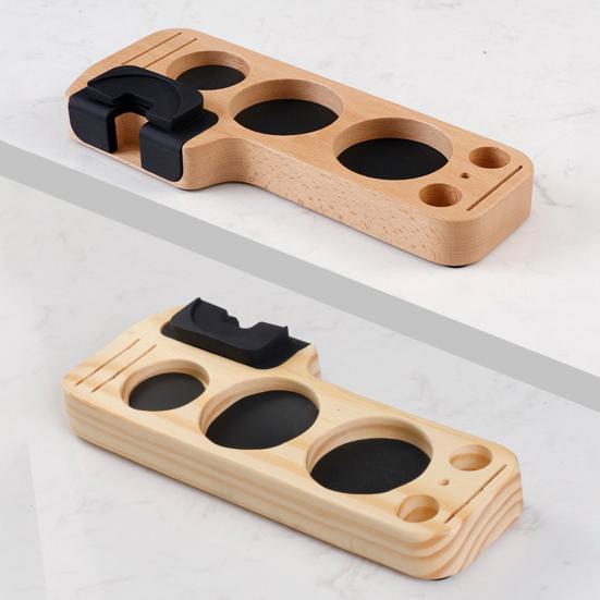 Coffee Tamper Holder Stand Espresso Distributor Mat Rack 51mm 53mm 58mm Coffee Portafilter Holder Coffee Maker Tool Accessories Barista Gift