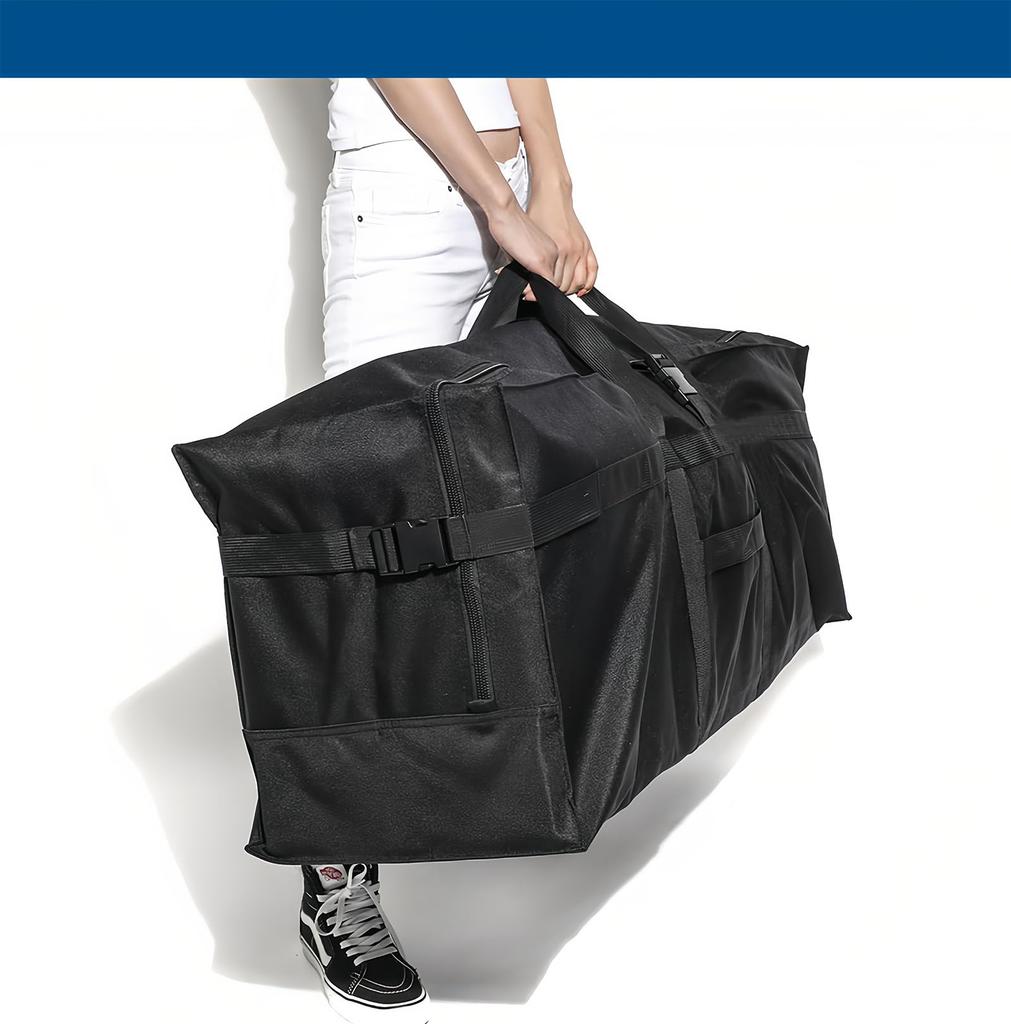 Arxus Large Capacity Tote Bag, Boston Bag, 180L, Waterproof, Foldable, for Travel, Studying Abroad, Moving, and Storage