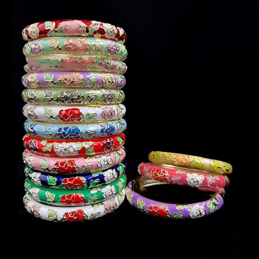 Двойной браслет пион филигранный цветочный браслет традиционный женский браслет на руку подарки для женщин и девочек