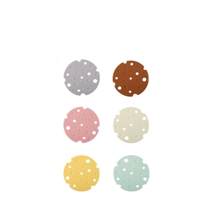 Cheese-shaped silicone mat, pot mat, casserole mat, coaster, plate mat