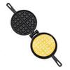 1/12 Miniature Waffle Iron with Waffle Dollhouse Kitchen Accessories