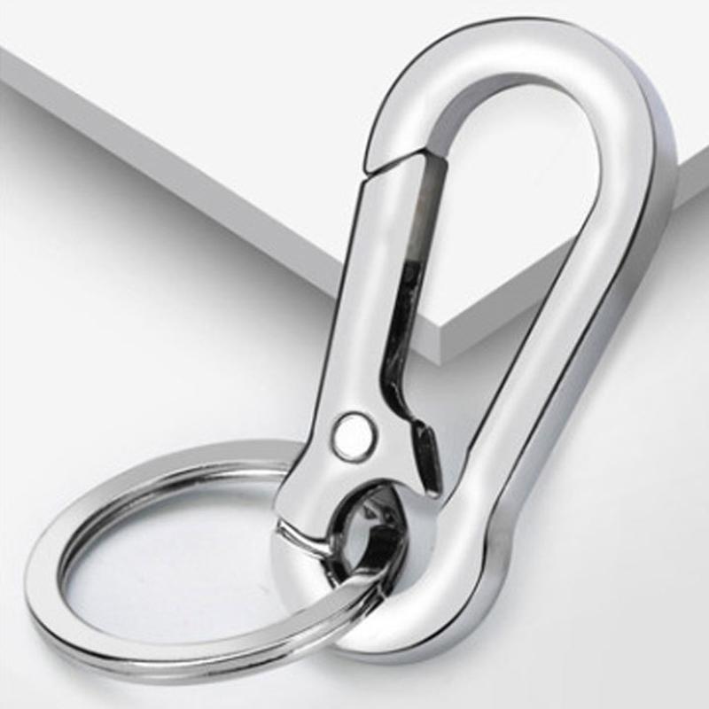 Мужской брелок с пряжкой в виде тыквы из нержавеющей стали, зажим для ремня, анти-потерянная пряжка, повесить