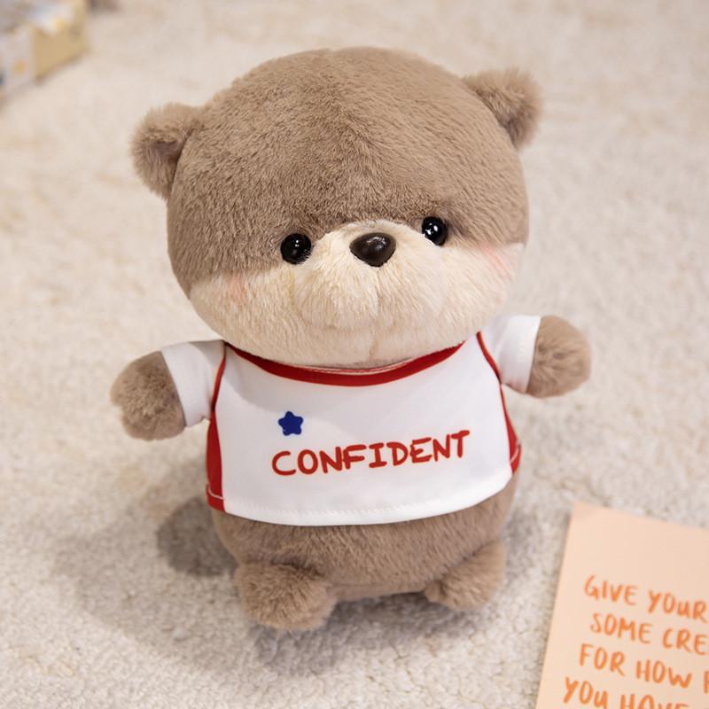 Toy Otter Plush Cartoon Stuffed Doll Decoration For Office Bedroom And Gift