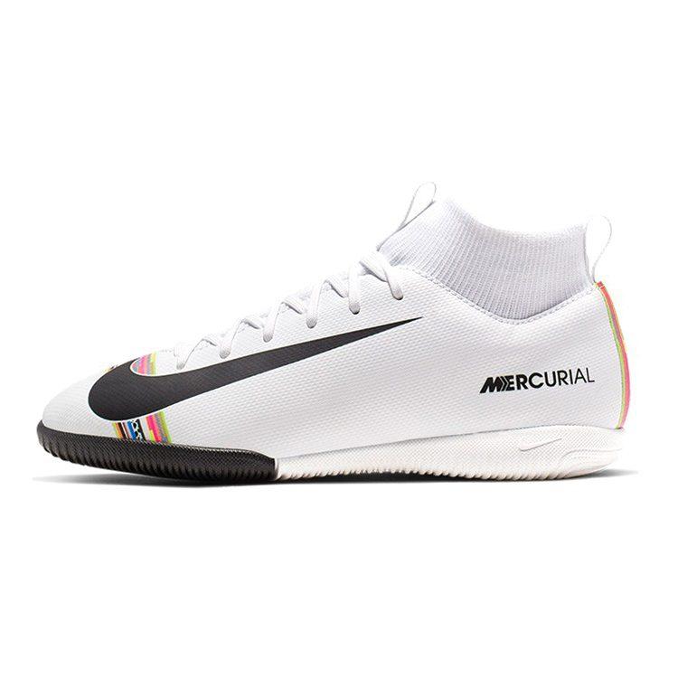 Nike Mercurial Superfly 6 Дышащие Устойчивые к истиранию Дышащие и износостойкие Средняя высота Детские Футбольные Бутсы Детские AJ3110-109