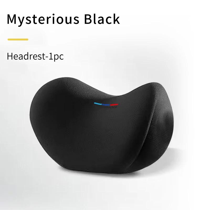BAGI7 2026 Car Sticker Car Styling Seat Neck Pillow Waist Pad Headrest Lumbar Backrest For BMW X1 X2 X3 X4 X5 X6 X7 G20 G30 6GT E46 E9