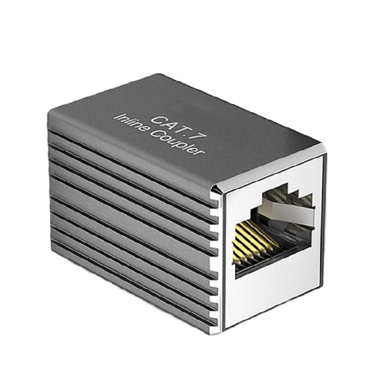 Durability Metal RJ45 Cable Coupler Ethernet Coupler Connectors Reduces Signal Interferences in Home or Office Environment