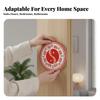 2 Pack Bagua Sign Plaque Door Amulet Featuring Five Components Symbol for Fortune Alloy Body