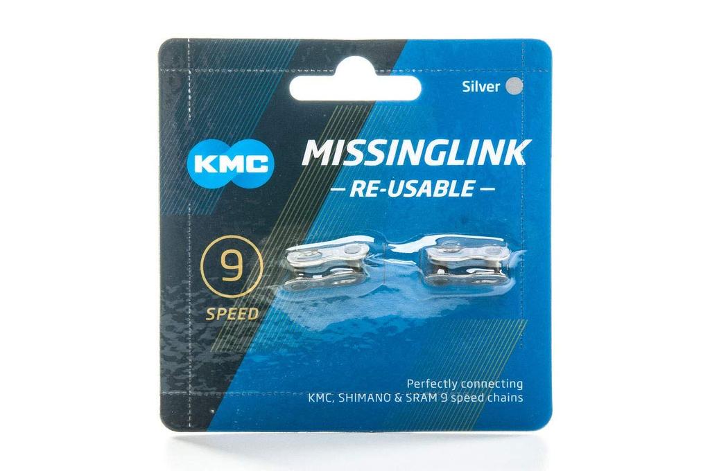 Комплект из 2 недостающих звеньев KMC Silver CL566R-N 9-скоростной