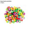 17/27pcs Soft Ceramic Material Fruit Style Clay Beads Interesting Fruit Beads Interval Clay Beads DIY Bracelet Necklace Earrings Keychain Foot Chain