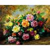 Полный квадратный круглый алмаз картина красивые цветы фотографии 5d вышивка круглый алмаз мозаика горный хрусталь картины