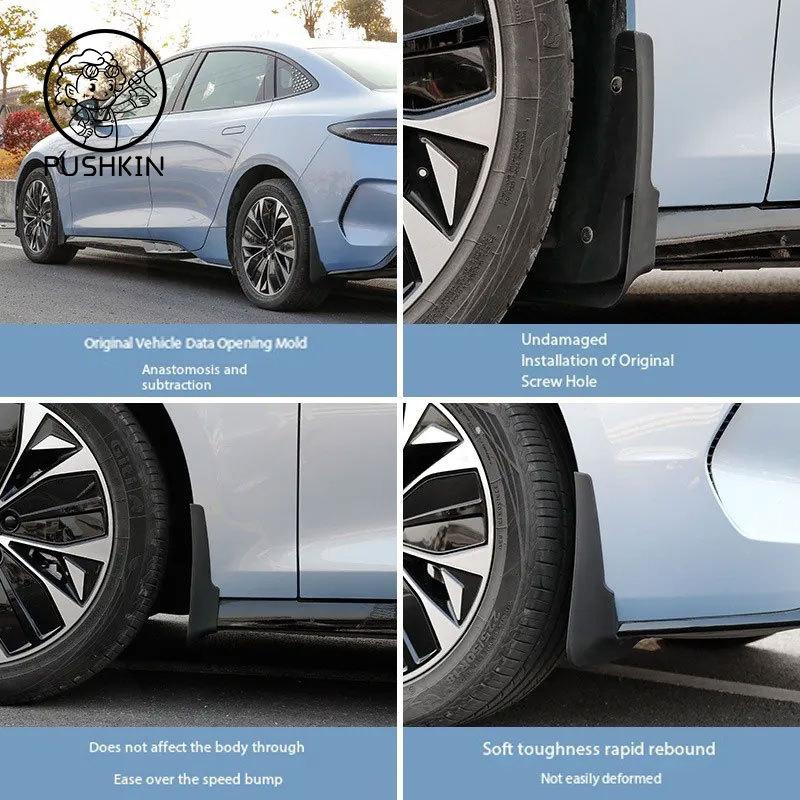 4 шт. Брызговики ДЛЯ BYD Seal EV 2025 2024 ATTO 4 Грязезащитные щитки Крыло Защита от брызг Брызговик Брызговик Автомобильные аксессуары Авто Стайлинг