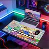 Custom Name Personalized Game Rainbow Friends Pattern Mousepad, Laptop PC Desk Mat, Decorative Desk Mat for Home Keyboard Pad Gift