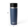 YETI Rambler 16oz Travel Bottle, Stainless Steel, Vacuum Insulated, with Leak-Proof Commuter Cap, Black