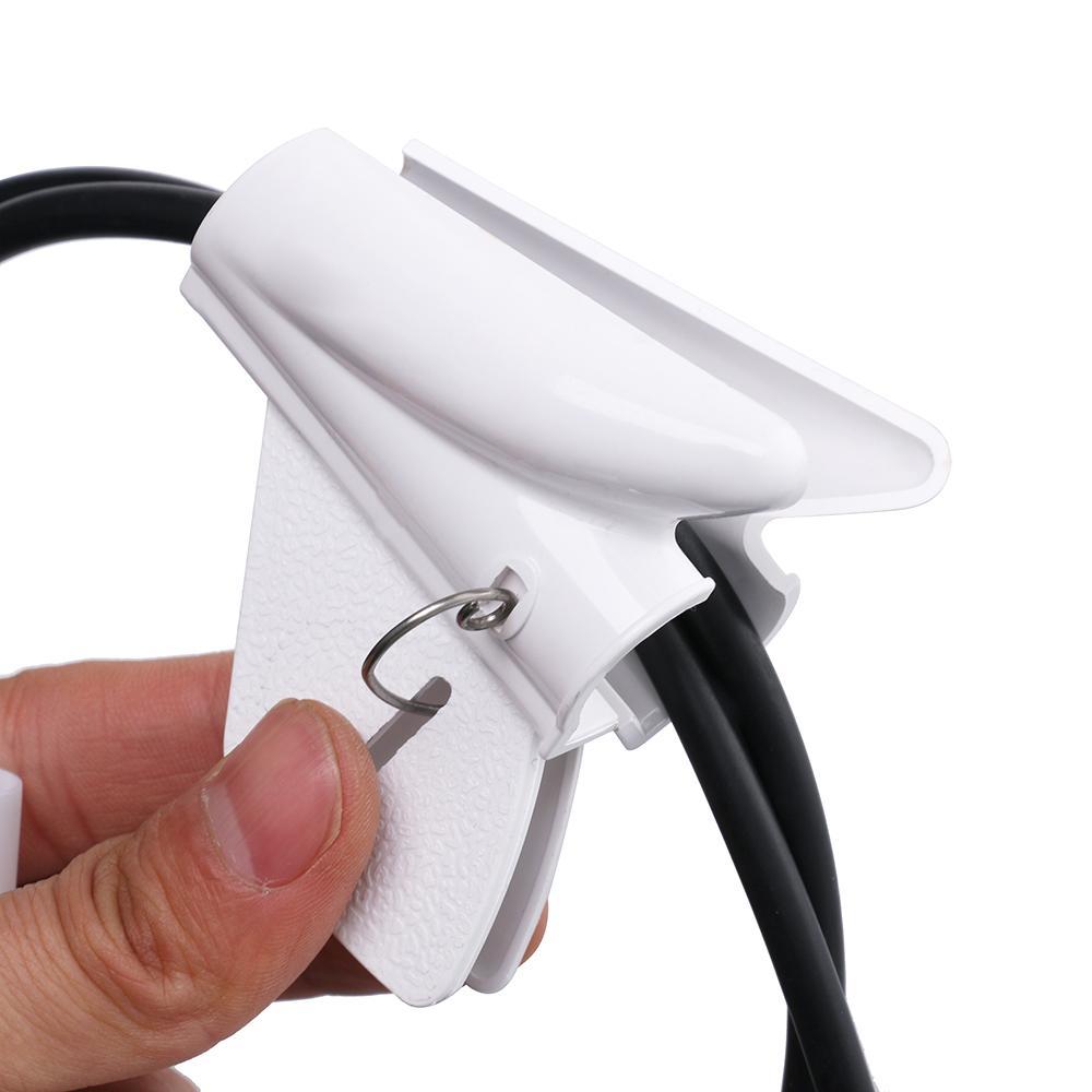 Practical Wrap Clip Management  Cable Holder Wire Organizer Flexible Spiral Tube Cord Protector