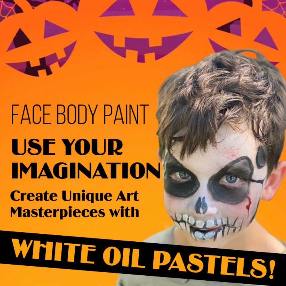 Painting Cream Waterfpoof Long Lasting High Pigmented Body Face Paint Stick Body Art Makeup Cream Created Halloween Vampire Zombie Skull Face Makeup