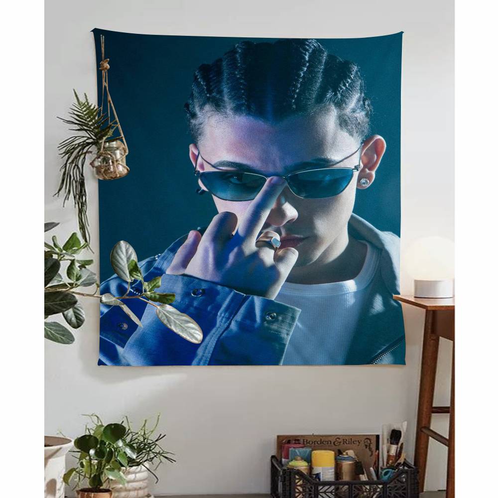 Singer Trueno Anime Tapestry Hippie Flower Wall Carpets Dorm Decor Cheap Hippie Wall Hanging