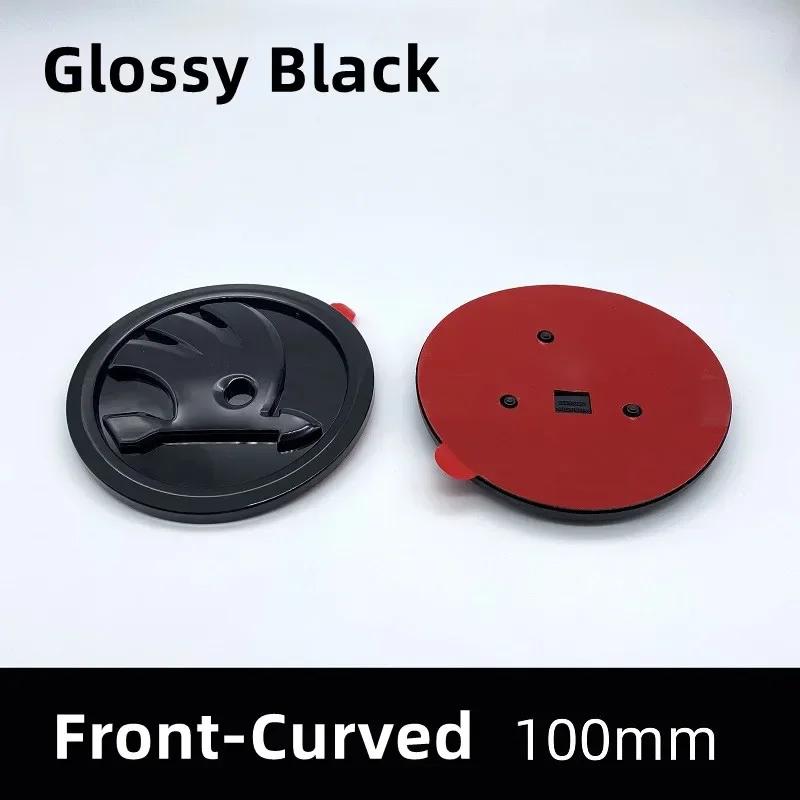 2025 Новый 100 мм ABS Автомобильная Передняя Эмблема Задний Значок Багажника Наклейка для Skoda Fabia 1 2 A7 Octavia RS Superb Rapid Yeti Karoq Авто Аксессуары