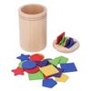 Wooden Color Sorting Toys Fine Motor Skills Educational Puzzle Toy Sensory Matching Game for 1-3 Yea
