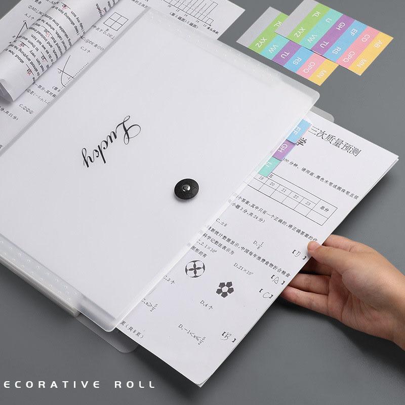 Прозрачная вставная папка-файл А4 сумка для документов многослойный расширяющийся кошелек папка держатель органайзер для школьных канцелярских принадлежностей