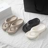 Женские летние модные нескользящие дышащие шлепанцы пляжные сандалии из материала ЭВА в корейском стиле повседневные тапочки без застежек