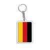 1PC Acrylic Fashion Key Holders Charm Keyring Gifts Car Decor Flag Key Chain Flag Key Chains Flags Bag Pendants