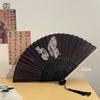 Vintage Silk Folding Hand Fan Chinese Japanese Bamboo Fans Craft Gifts Women Dance Performance Props Home Decoration Ornaments