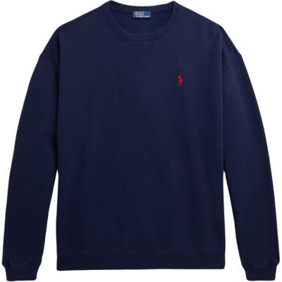 Polo Свитшот с вышивкой логотипа-лошадки, с круглым вырезом, с длинным рукавом, женский свитшот 211780304-003