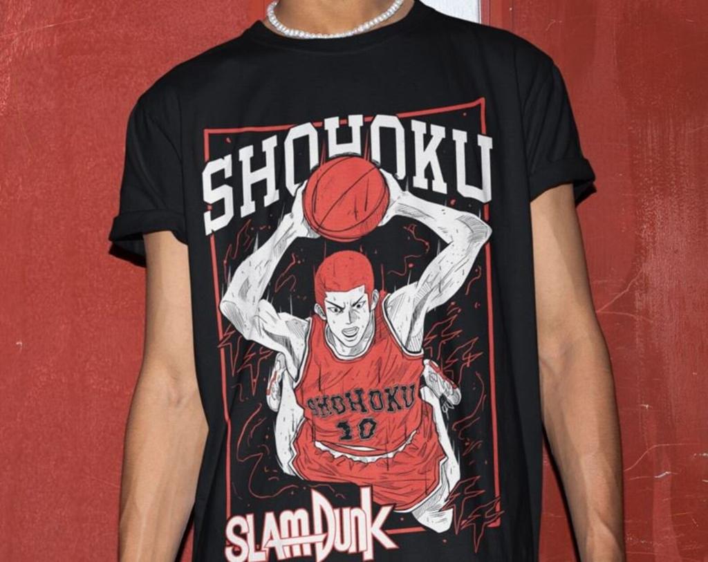 T-Shirt, Sport 90s Anime Lovers, Basketball Anime T-Shirt, Otaku Ropa, Graphic Anime Unisex Shirt