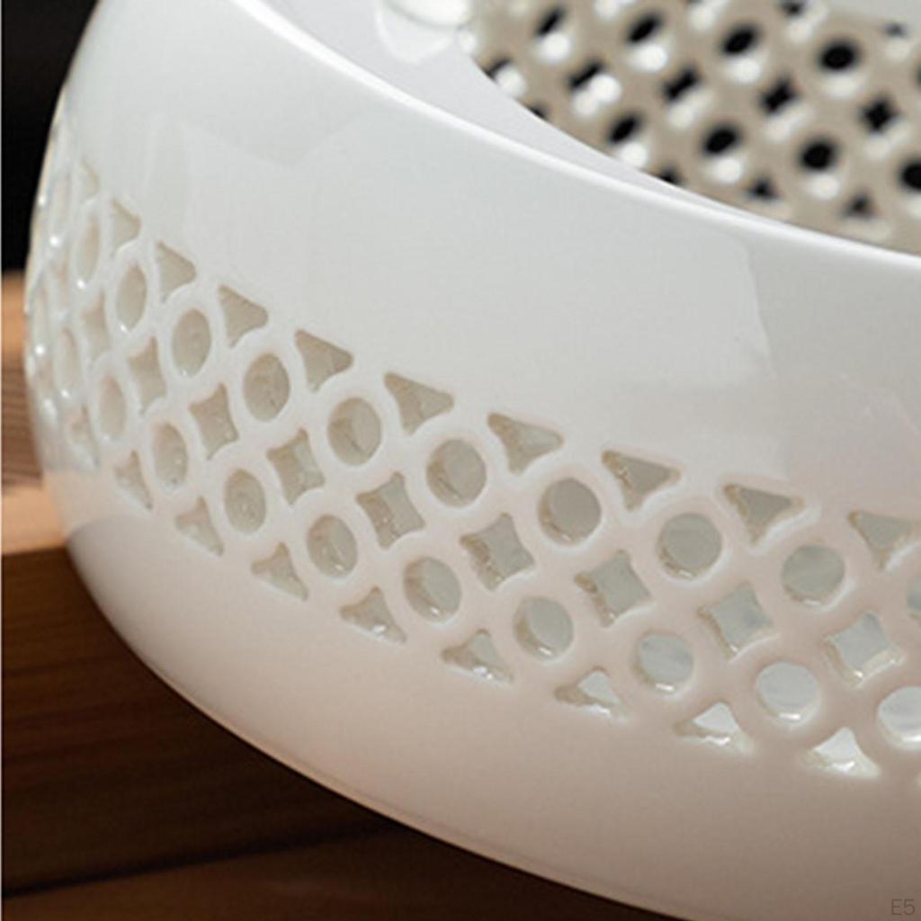 Round Ceramic Teapot Warmer Warming Holder for Heating Coffee Milk or Tea Bronze