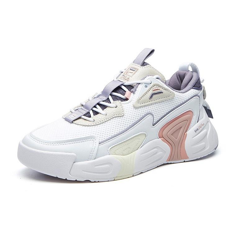 FILA Vorte Vortex Textile, Synthetic Leather Low top Vintage Basketball Shoes Women's FILA White F12W111234FPF