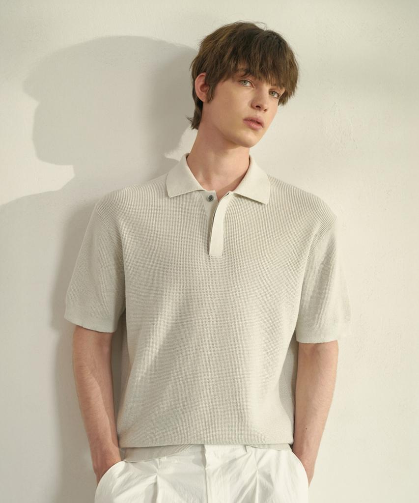 MOOD INSIDE Scallop Hidden Collar Knit_Mint (Type B)