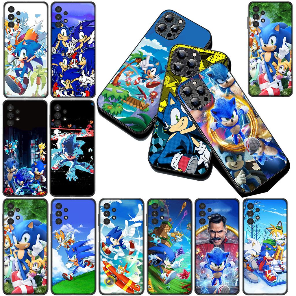 Cover for Samsung Galaxy S24 S25 S23 FE Ultra Plus S7 Edge S25+ S23+ A56 5G Casing Phone Case game S-Sonics Anime HedgehogS