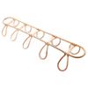 Rattan Wall Hooks 5 Hooks Kids Garments Organizer Rack Clothes Hat Hanging Hook Rattan Hanger Kids Room Decor Hanger