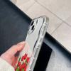 Чехлы для телефонов LZ16 flower Clear Soft Wave для Samsung S24 S23 Ultra S20 FE A54 A14 A52s A51 S10 Huawei Honor 90 Защитная задняя крышка