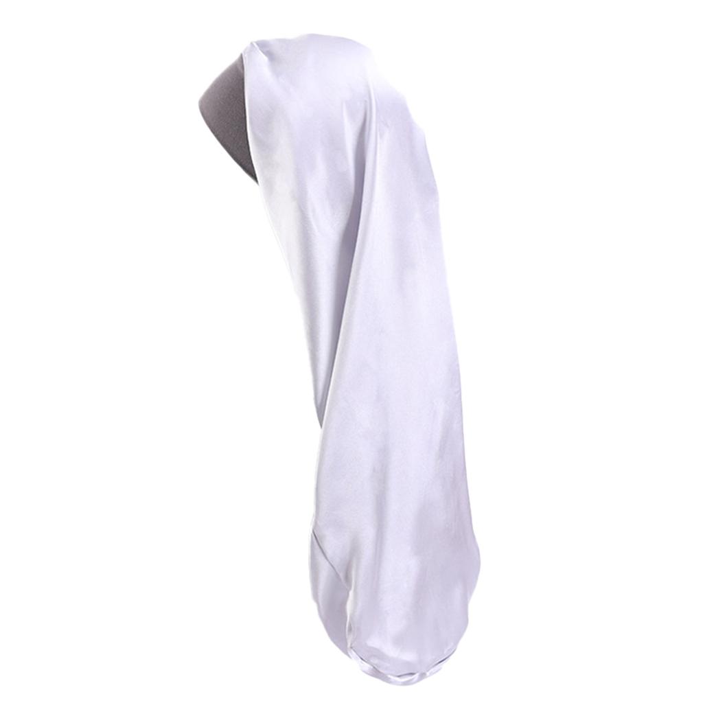 Атласная шапочка для сна, большая двусторонняя шапочка для сна, шапочка для волос